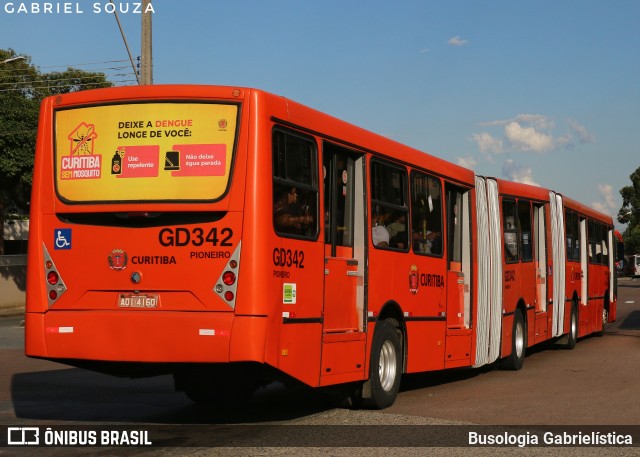 Viação Cidade Sorriso >> Viação Sorriso de Curitiba GD342 na cidade de Curitiba, Paraná, Brasil, por Busologia Gabrielística. Número da foto: #12827333.