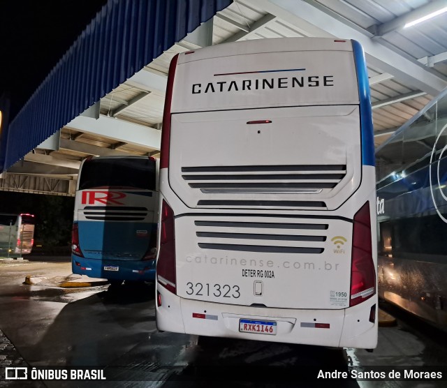 Auto Viação Catarinense 321323 na cidade de Resende, Rio de Janeiro, Brasil, por Andre Santos de Moraes. Número da foto: #12825348.