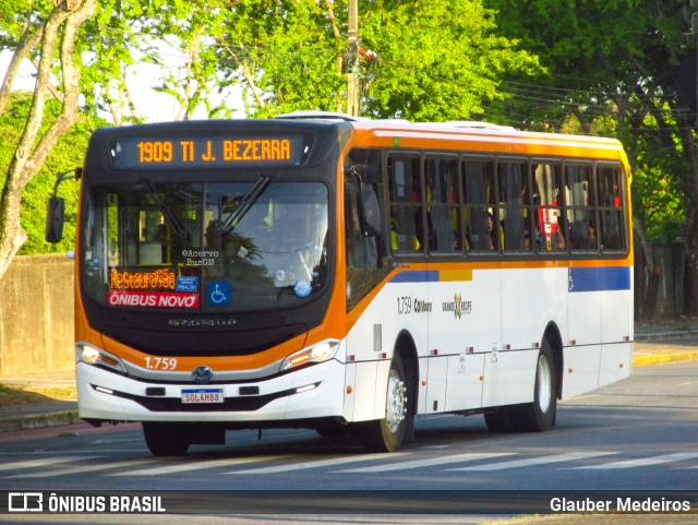 Itamaracá Transportes 1.759 na cidade de Recife, Pernambuco, Brasil, por Glauber Medeiros. Número da foto: #12826848.