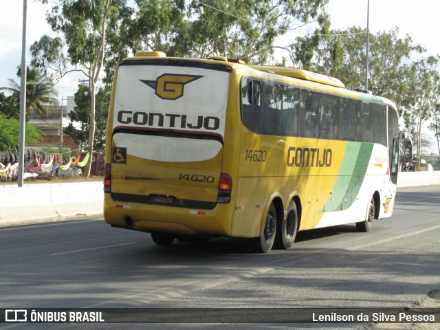 Empresa Gontijo de Transportes 14620 na cidade de Caruaru, Pernambuco, Brasil, por Lenilson da Silva Pessoa. Número da foto: #12826229.