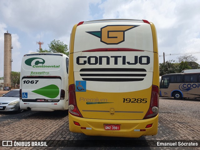 Empresa Gontijo de Transportes 19285 na cidade de Ribeirão Preto, São Paulo, Brasil, por Emanuel Sócrates. Número da foto: #12825196.