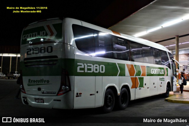 Empresa Gontijo de Transportes 21380 na cidade de João Monlevade, Minas Gerais, Brasil, por Mairo de Magalhães. Número da foto: #12825431.