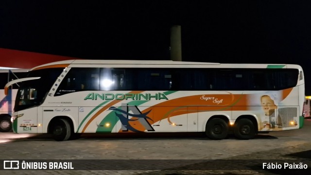 Empresa de Transportes Andorinha 6274 na cidade de Registro, São Paulo, Brasil, por Fábio Paixão. Número da foto: #12825800.