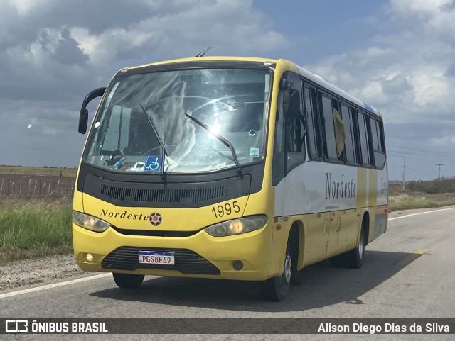 Viação Nordeste 1995 na cidade de São Pedro, Rio Grande do Norte, Brasil, por Alison Diego Dias da Silva. Número da foto: #12826535.