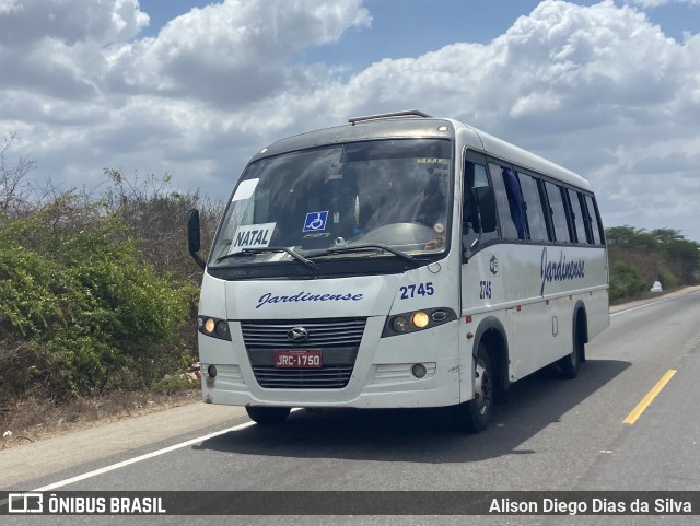 Auto Viação Jardinense 2745 na cidade de Tangará, Rio Grande do Norte, Brasil, por Alison Diego Dias da Silva. Número da foto: #12826543.