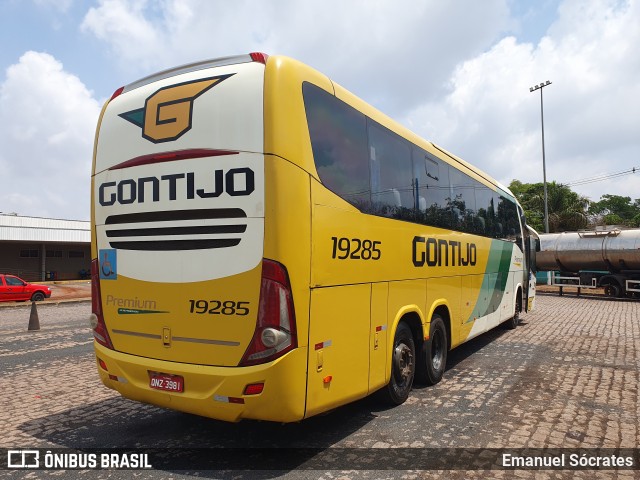 Empresa Gontijo de Transportes 19285 na cidade de Ribeirão Preto, São Paulo, Brasil, por Emanuel Sócrates. Número da foto: #12825197.
