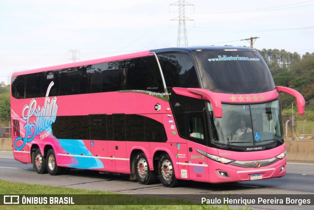 Lidia Turismo 4022 na cidade de Aparecida, São Paulo, Brasil, por Paulo Henrique Pereira Borges. Número da foto: #12826892.