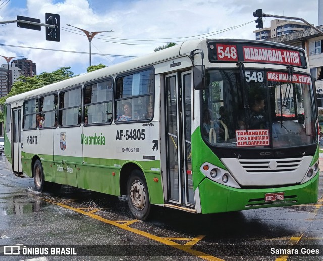 Viação Forte AF-54805 na cidade de Belém, Pará, Brasil, por Samara Goes. Número da foto: #12827113.