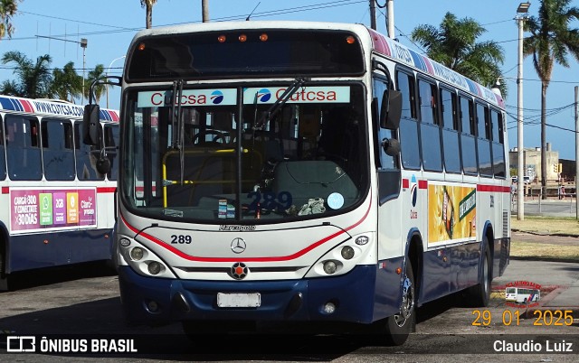 CUTCSA - Companhia Uruguaia de Transporte Coletivo 289 na cidade de Montevideo, Montevideo, Uruguai, por Claudio Luiz. Número da foto: #12826893.