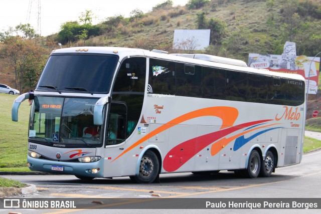 Melo Turismo 2200 na cidade de Aparecida, São Paulo, Brasil, por Paulo Henrique Pereira Borges. Número da foto: #12826897.