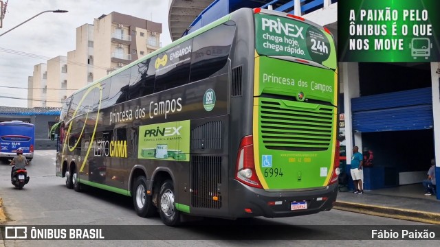 Expresso Princesa dos Campos 6994 na cidade de Aparecida, São Paulo, Brasil, por Fábio Paixão. Número da foto: #12825552.