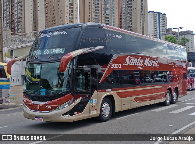 Santa Maria Fretamento e Turismo > Transportes Santa Maria(SP) 3000 na cidade de Barueri, São Paulo, Brasil, por Jorge Lucas Araújo. Número da foto: #12827078.