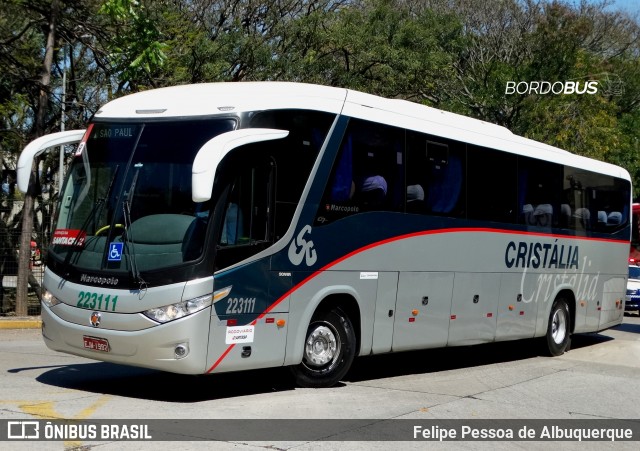 Expresso Cristália 223111 na cidade de São Paulo, São Paulo, Brasil, por Felipe Pessoa de Albuquerque. Número da foto: #12826677.