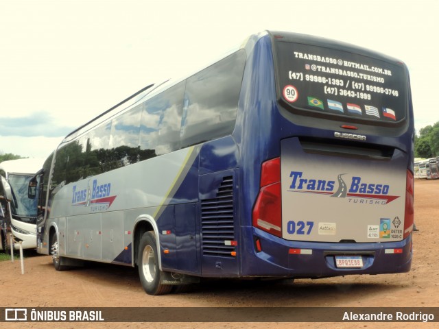 TransBasso Transporte e Turismo 027 na cidade de Cascavel, Paraná, Brasil, por Alexandre Rodrigo. Número da foto: #12826627.