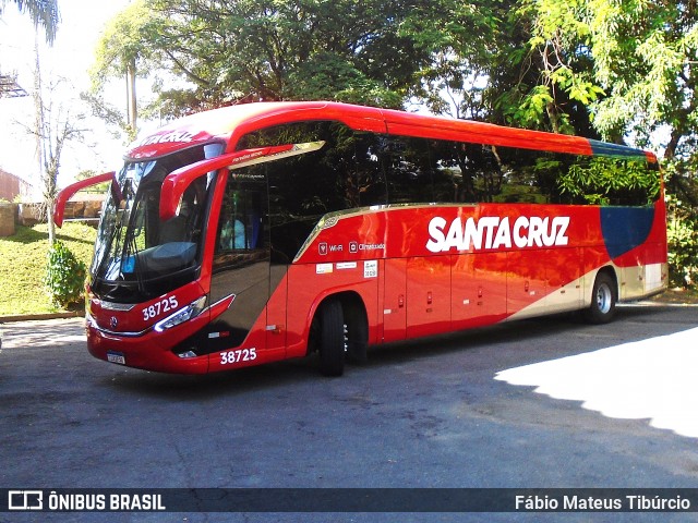 Viação Santa Cruz 38725 na cidade de Três Corações, Minas Gerais, Brasil, por Fábio Mateus Tibúrcio. Número da foto: #12783764.