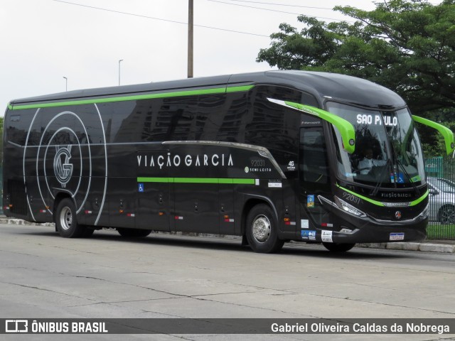 Viação Garcia 92031 na cidade de São Paulo, São Paulo, Brasil, por Gabriel Oliveira Caldas da Nobrega. Número da foto: #12783701.