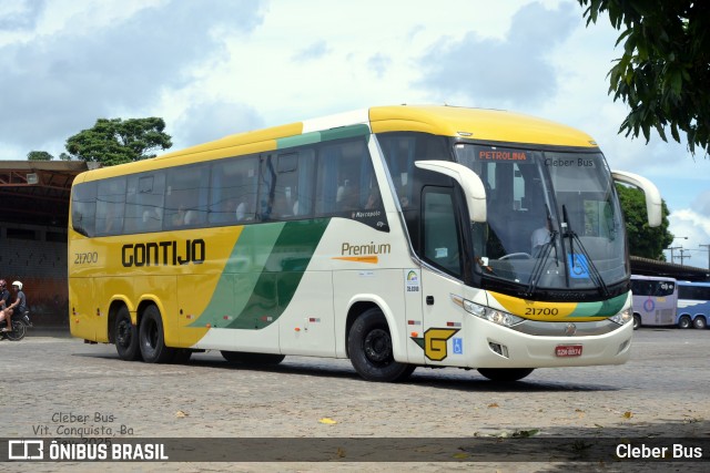 Empresa Gontijo de Transportes 21700 na cidade de Vitória da Conquista, Bahia, Brasil, por Cleber Bus. Número da foto: #12783596.