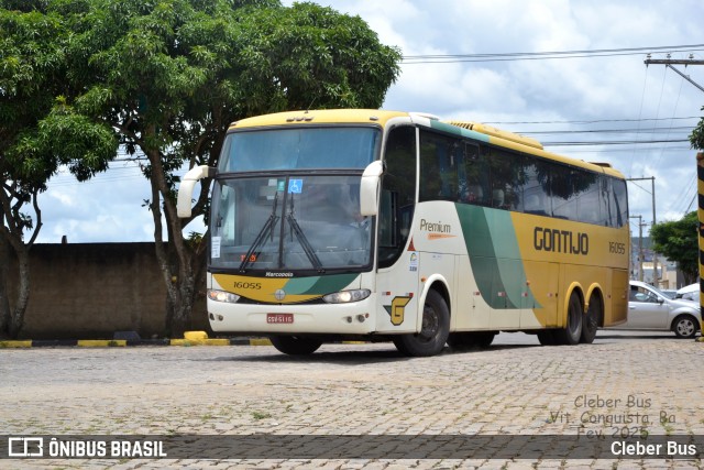 Empresa Gontijo de Transportes 16055 na cidade de Vitória da Conquista, Bahia, Brasil, por Cleber Bus. Número da foto: #12783580.