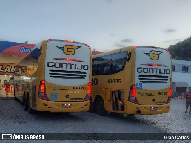 Empresa Gontijo de Transportes 18870 na cidade de Tanguá, Rio de Janeiro, Brasil, por Gian Carlos. Número da foto: #12783858.