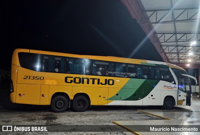 Empresa Gontijo de Transportes 21350 na cidade de Itaobim, Minas Gerais, Brasil, por Maurício Nascimento. Número da foto: #12785324.