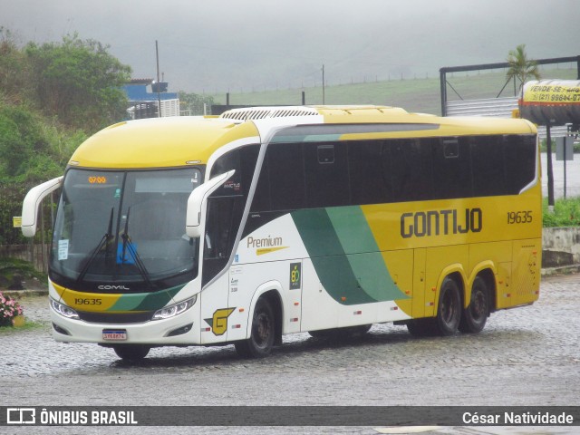 Empresa Gontijo de Transportes 19635 na cidade de João Monlevade, Minas Gerais, Brasil, por César Natividade. Número da foto: #12785049.