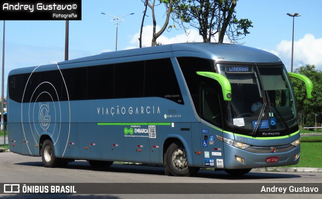 Viação Garcia 8285 na cidade de Florianópolis, Santa Catarina, Brasil, por Andrey Gustavo. Número da foto: #12785239.