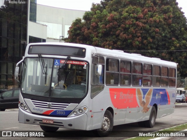 BBTT - Benfica Barueri Transporte e Turismo 5893 na cidade de Barueri, São Paulo, Brasil, por Weslley Kelvin Batista. Número da foto: #12784593.