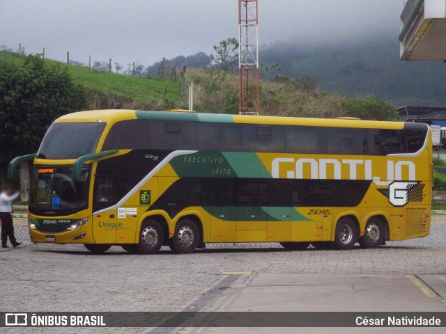 Empresa Gontijo de Transportes 25045 na cidade de João Monlevade, Minas Gerais, Brasil, por César Natividade. Número da foto: #12785074.