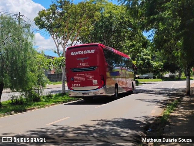 Viação Santa Cruz 35224 na cidade de Campinas, São Paulo, Brasil, por Matheus Duarte Souza. Número da foto: #12827767.