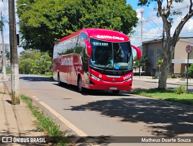 Viação Santa Cruz 35224 na cidade de Campinas, São Paulo, Brasil, por Matheus Duarte Souza. Número da foto: #12827765.
