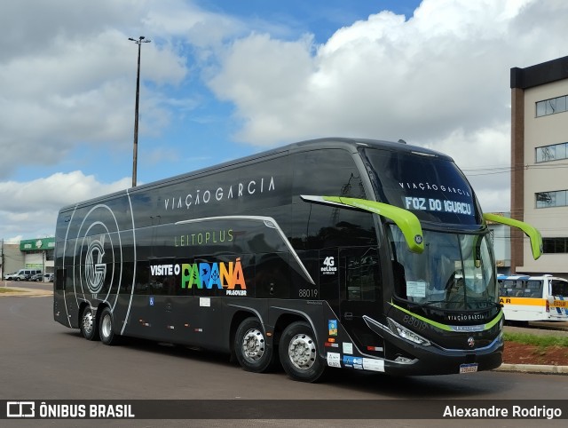 Viação Garcia 88019 na cidade de Cascavel, Paraná, Brasil, por Alexandre Rodrigo. Número da foto: #12828632.