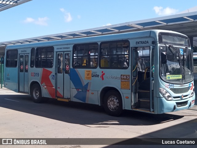 Viação Fortaleza 02319 na cidade de Fortaleza, Ceará, Brasil, por Lucas Caetano. Número da foto: #12827749.
