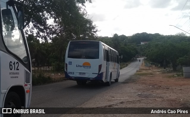 Litorânea Transportes 253 na cidade de Nísia Floresta, Rio Grande do Norte, Brasil, por Andrés Cao Pires. Número da foto: #12827601.
