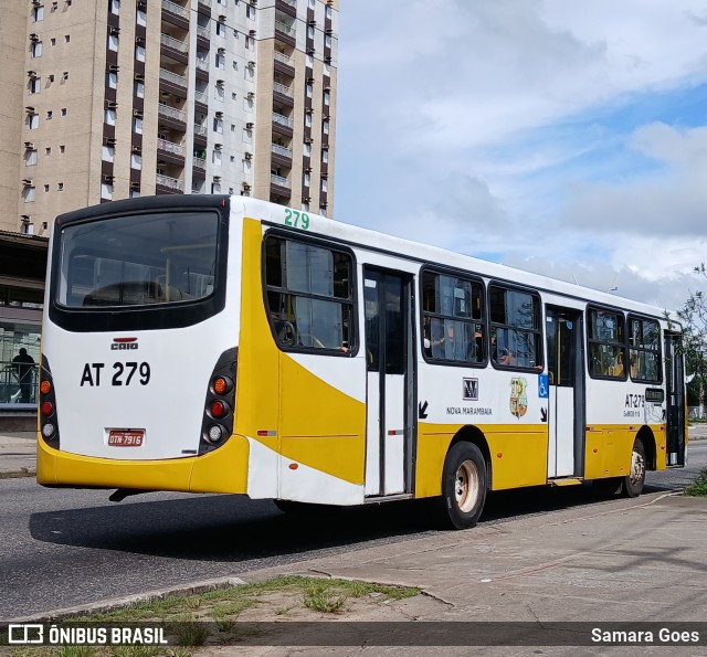 Empresa de Transportes Nova Marambaia AT-279 na cidade de Belém, Pará, Brasil, por Samara Goes. Número da foto: #12828319.