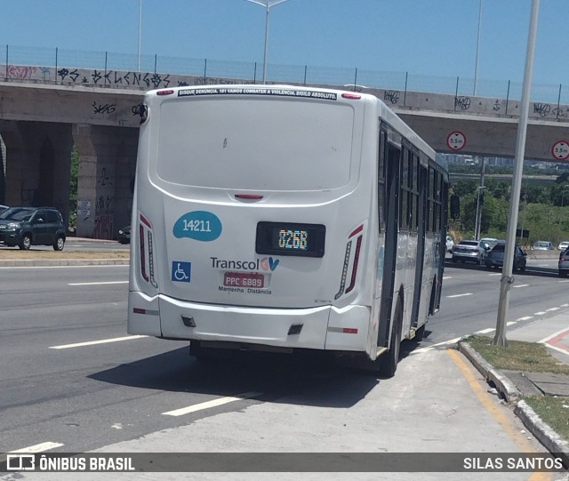 Serramar Transporte Coletivo 14211 na cidade de Serra, Espírito Santo, Brasil, por SILAS SANTOS. Número da foto: #12827610.