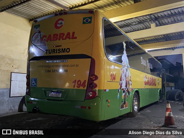 Expresso Cabral 194 na cidade de Natal, Rio Grande do Norte, Brasil, por Alison Diego Dias da Silva. Número da foto: #12828063.