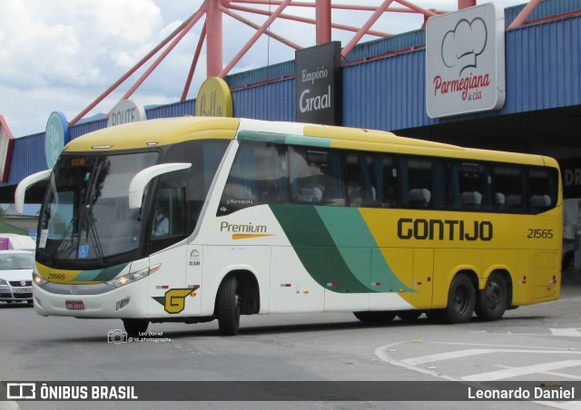 Empresa Gontijo de Transportes 21565 na cidade de Resende, Rio de Janeiro, Brasil, por Leonardo Daniel. Número da foto: #12828368.