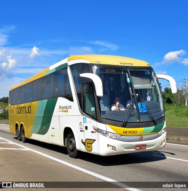 Empresa Gontijo de Transportes 18700 na cidade de Caçapava, São Paulo, Brasil, por odair lopes. Número da foto: #12829171.