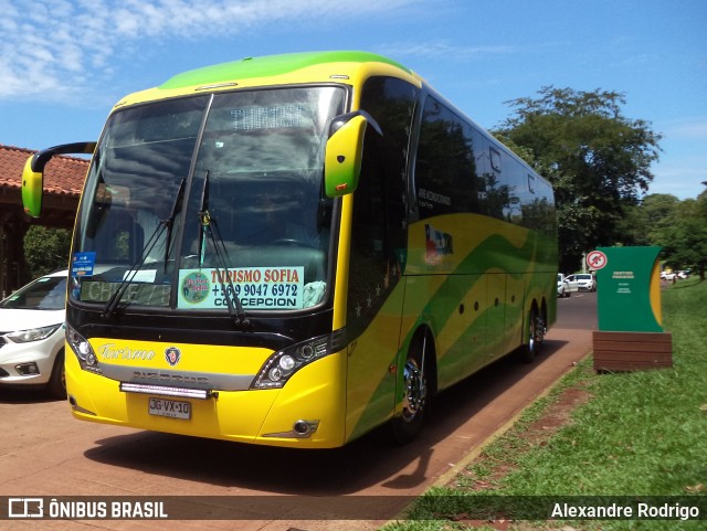 Ônibus Particulares JGVX10 na cidade de Foz do Iguaçu, Paraná, Brasil, por Alexandre Rodrigo. Número da foto: #12828873.