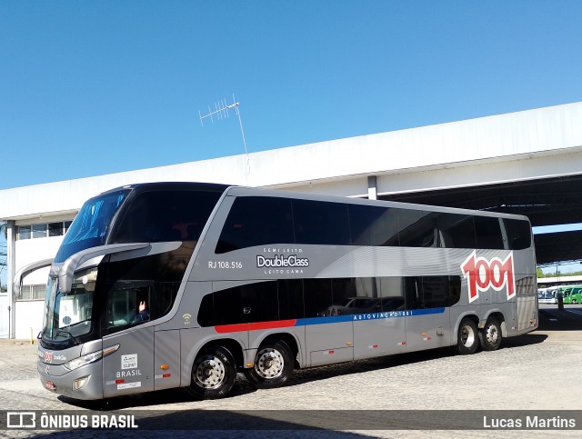 Auto Viação 1001 RJ 108.516 na cidade de Campos dos Goytacazes, Rio de Janeiro, Brasil, por Lucas Martins. Número da foto: #12827619.