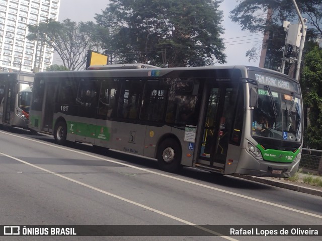 Viação Santa Brígida 1 1817 na cidade de São Paulo, São Paulo, Brasil, por Rafael Lopes de Oliveira. Número da foto: #12827617.