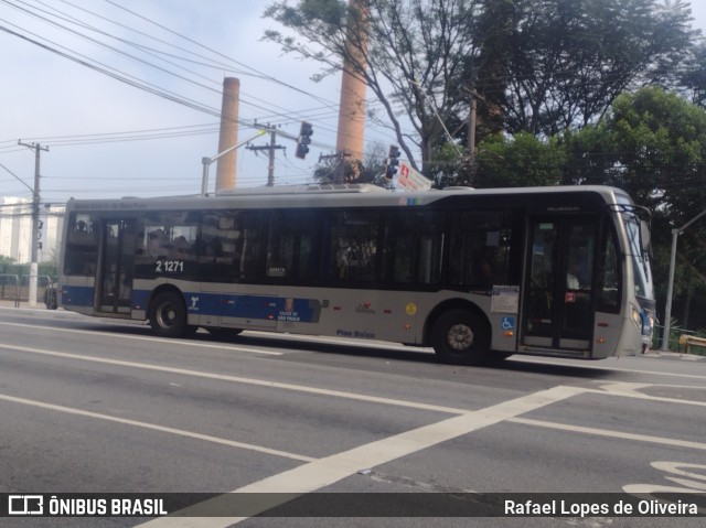 Sambaíba Transportes Urbanos 2 1271 na cidade de São Paulo, São Paulo, Brasil, por Rafael Lopes de Oliveira. Número da foto: #12827625.
