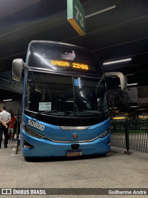 Viação Águia Branca 50800 na cidade de São Paulo, São Paulo, Brasil, por Guilherme André. Número da foto: #12828272.