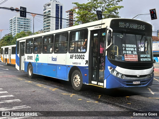 Viação Forte AF-93002 na cidade de Belém, Pará, Brasil, por Samara Goes. Número da foto: #12828334.