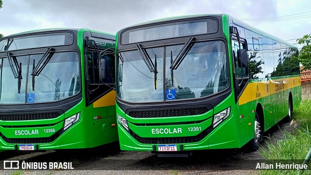 Transportes Capellini 12351 na cidade de Paulínia, São Paulo, Brasil, por Allan Henrique. Número da foto: #12827806.