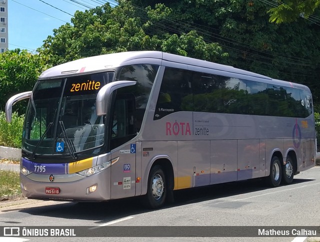 Rota Transportes Rodoviários 7795 na cidade de Salvador, Bahia, Brasil, por Matheus Calhau. Número da foto: #12829049.