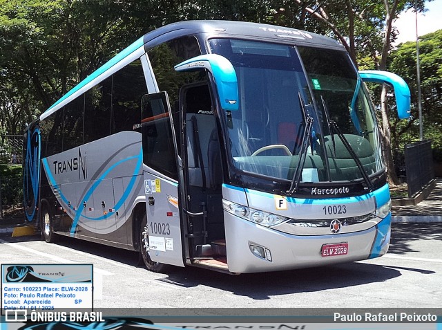 TransNi Transporte e Turismo 10023 na cidade de Aparecida, São Paulo, Brasil, por Paulo Rafael Peixoto. Número da foto: #12830140.