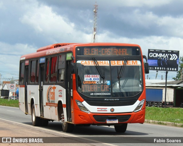 CSM Transporte e Turismo RT 004 na cidade de Benevides, Pará, Brasil, por Fabio Soares. Número da foto: #12832126.