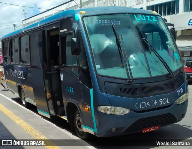 Viação Cidade Sol 7330 na cidade de Jequié, Bahia, Brasil, por Weslei Santana. Número da foto: #12830031.