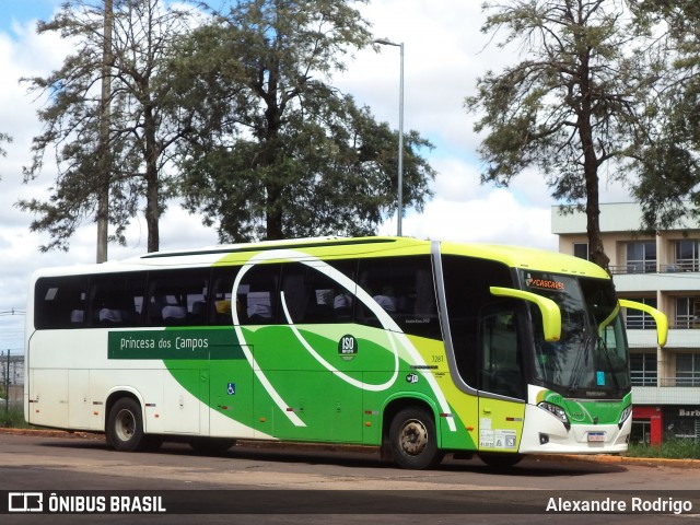 Expresso Princesa dos Campos 7287 na cidade de Cascavel, Paraná, Brasil, por Alexandre Rodrigo. Número da foto: #12830474.